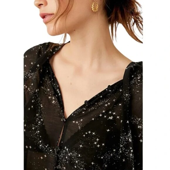 Free People stars align printed top in night combo - Picture 3 of 12